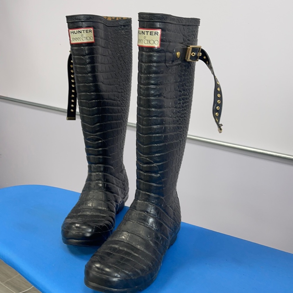 Jimmy Choo x Hunter limited edition rain boots